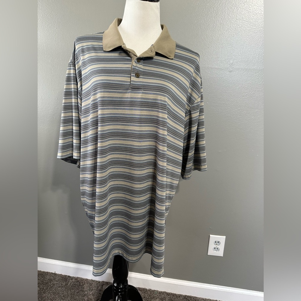 Pebble Beach men’s size XXL polo golf pull over shirt short sleeves